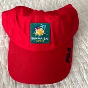 Fila BNP Paribas Tennis Open Official Hat, NEW